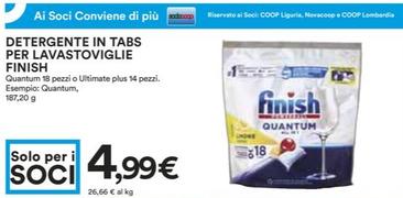 Offerta per Finish - Detergente In Tabs Per Lavastoviglie a 4,99€ in Coop