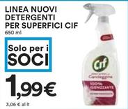Offerta per Cif - Linea Nuovi Detergenti Per Superfici a 1,99€ in Coop