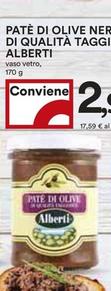Offerta per Alberti - Patè Di Olive Nere Di Qualità Taggiasca a 2,99€ in Coop