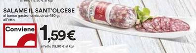 Offerta per Salame Il Sant'olcese a 1,59€ in Coop