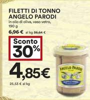 Offerta per Angelo Parodi - Filetti Di Tonno a 4,85€ in Coop