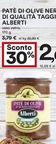 Offerta per Alberti - Patè Di Olive Nere Di Qualità Taggiasca a 2,65€ in Coop