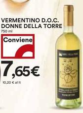 Offerta per Donne Della Torre - Vermentino D.O.C. a 7,65€ in Coop
