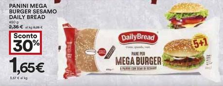 Offerta per Daily Bread - Panini Mega Burger Sesamo a 1,65€ in Coop