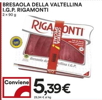 Offerta per Rigamonti - Bresaola Della Valtellina I.G.P. a 5,39€ in Coop