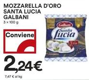 Offerta per Galbani - Mozzarella D'oro Santa Lucia a 2,24€ in Coop