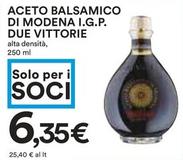 Offerta per Due Vittorie - Aceto Balsamico Di Modena I.G.P. a 6,35€ in Coop