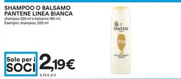 Offerta per Pantene - Shampoo O Balsamo Linea Bianca a 2,19€ in Coop