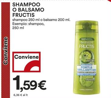 Offerta per Garnier - Fructis Shampoo O Balsamo a 1,59€ in Coop