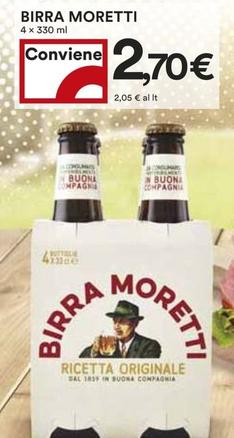 Offerta per Moretti - Birra a 2,7€ in Coop