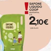Offerta per Coop - Sapone Liquido a 2,1€ in Coop