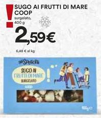Offerta per Coop - Sugo Al Frutti Di Mare  a 2,59€ in Coop