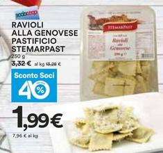 Offerta per Stemarpast - Ravioli Alla Genovese Pastificio a 1,99€ in Coop