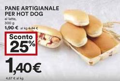 Offerta per Pane Artigianale Per Hot Dog a 1,4€ in Coop