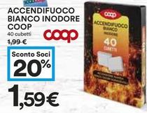 Offerta per Coop - Accendifuoco Bianco Inodore a 1,59€ in Coop