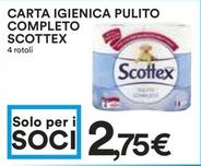 Offerta per Scottex - Carta Igienica Pulito Completo a 2,75€ in Coop