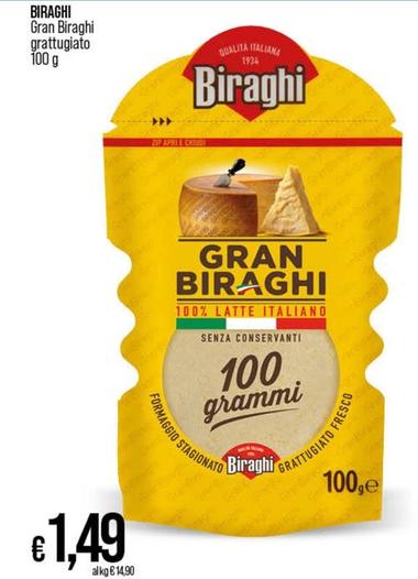 Offerta per Biraghi - Gran Biraghi Grattugiato a 1,49€ in Coop