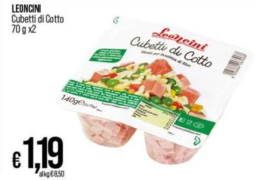 Offerta per Leoncini - Cubetti Di Cotto a 1,19€ in Coop