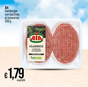 Offerta per Aia - Hamburger Con Tacchino Al Rosmarino a 1,79€ in Coop