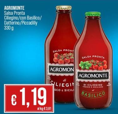 Offerta per Agromonte - Salsa Pronta Ciliegino a 1,19€ in Coop