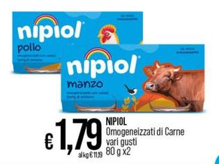Offerta per Nipiol - Omogeneizzati Di Carne a 1,79€ in Coop