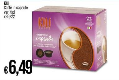 Offerta per Kili - Caffè In Capsule a 6,49€ in Coop