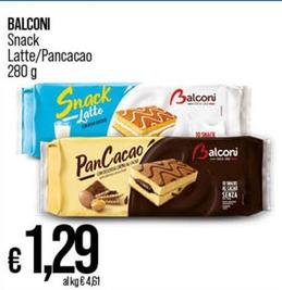Offerta per Balconi - Snack Latte a 1,29€ in Coop