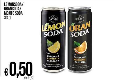 Offerta per Lemonsoda/Oransoda/Mojito Soda - 33 Cl a 0,5€ in Coop