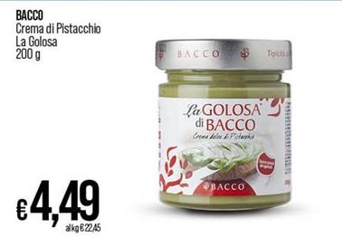 Offerta per Bacco - Crema Di Pistacchio La Golosa a 4,49€ in Coop