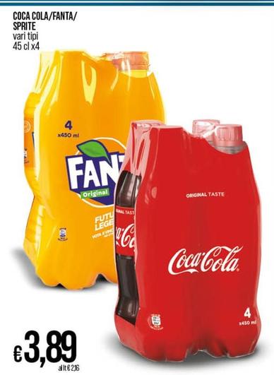 Offerta per Coca Cola/Fanta/Sprite - Vari Tipi a 3,89€ in Coop