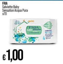 Offerta per Fria - Salviette Baby Sensation Acqua Pura a 1€ in Coop