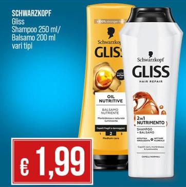 Offerta per Schwarzkopf - Gliss Shampoo a 1,99€ in Coop