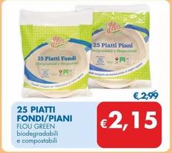 Offerta per Flou Green - 25 Piatti Fondi/Piani  a 2,15€ in MD