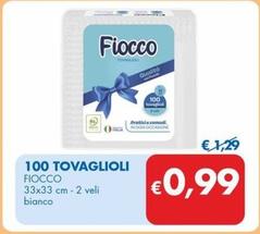 Offerta per Fiocco - 100 Tovaglioli a 0,99€ in MD