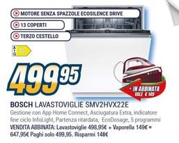 Offerta per Lavastoviglie Bosch a 499,95€ in Sinergy