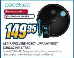 Offerta per Robot aspirapolvere a 149,95€ in Sinergy