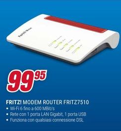 Offerta per Modem wifi a 99,95€ in Trony