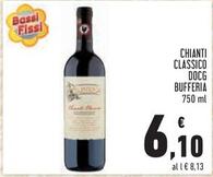 Offerta per Bufferìa - Chianti Classico DOCG a 6,1€ in Conad