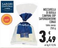 Offerta per Conad - Sapori&Dintorni Mozzarella Di Bufala Campana DOP a 3,49€ in Conad