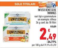 Offerta per Twinings - Benessere Infuso a 2,49€ in Conad