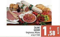 Offerta per Galbani - Salame a 1,58€ in Conad