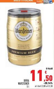 Offerta per Warsteiner - Birra a 11,5€ in Conad