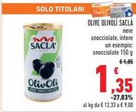Offerta per Saclà - Olive Olivolì a 1,35€ in Conad
