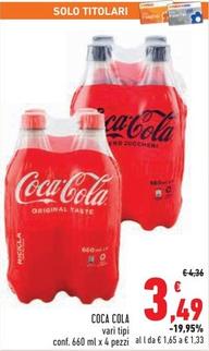 Offerta per Coca Cola - Vari Tipi a 3,49€ in Conad