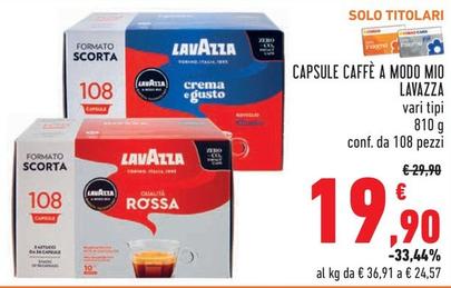 Offerta per Lavazza - Capsule Caffè A Modo Mio a 19,9€ in Conad