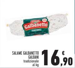 Offerta per Galbani - Salame Galbanetto Tradizionale a 16,9€ in Conad City