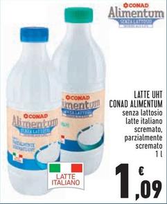 Offerta per Conad - Latte Uht Alimentum a 1,09€ in Conad City