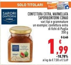 Offerta per Conad - Sapori&Dintorni Confettura Extra/Marmellata a 1,99€ in Conad City