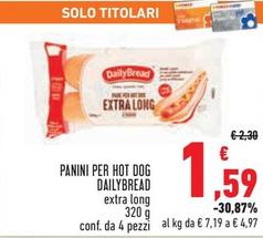 Offerta per Daily Bread - Panini Per Hot Dog a 1,59€ in Conad City