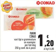 Offerta per Conad - Panini a 1,2€ in Conad City
